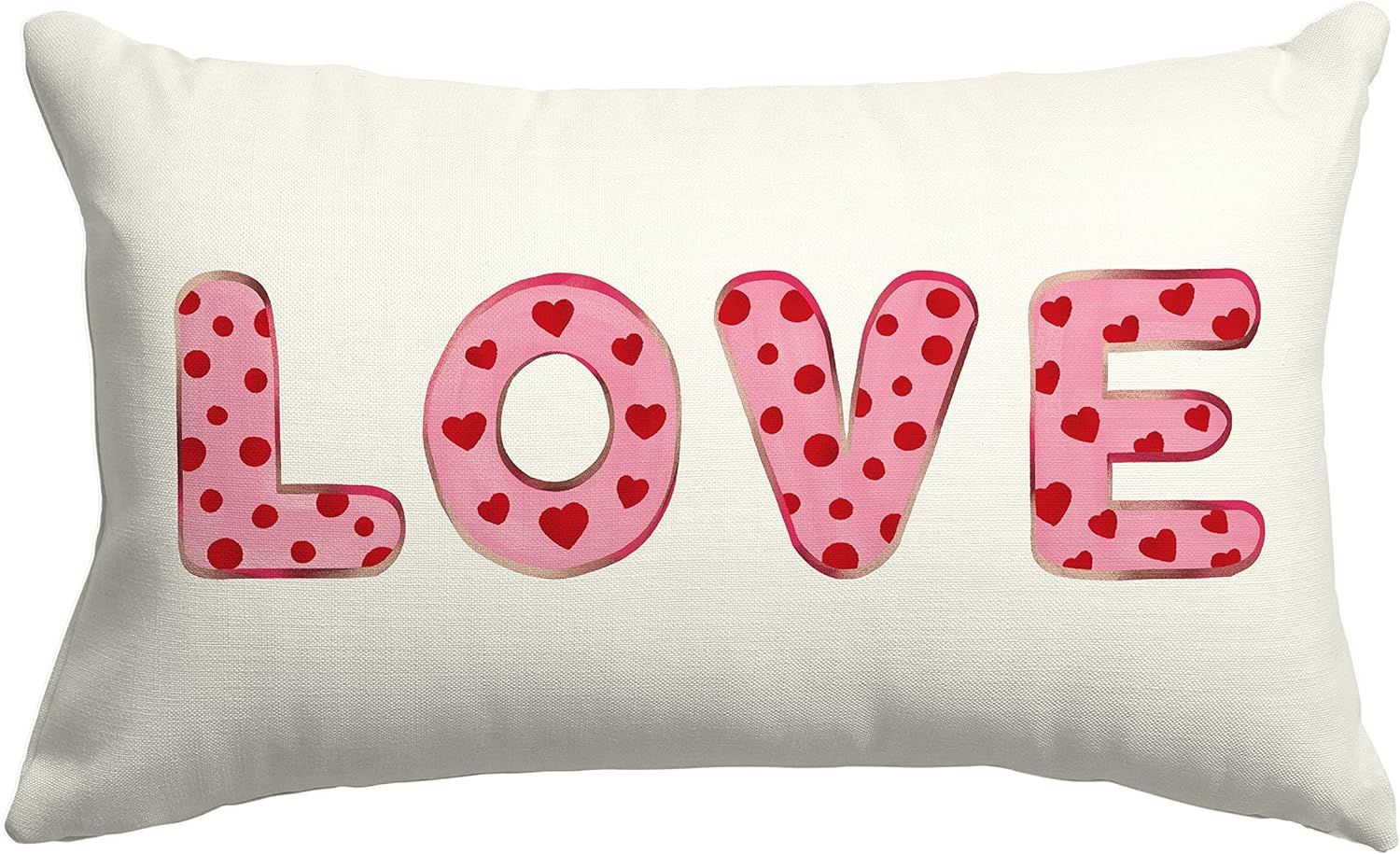 LOMCHEN Valentines Day Pillow Covers 12x20 inch Valentines Day Love Throw Pillow Cover Valentines... | Amazon (US)