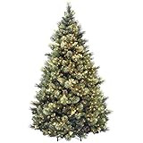 Amazon.com: National Tree Company Carolina Pine 7.5 Foot Artificial Holiday Prelit Christmas Tree... | Amazon (US)