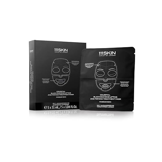 111SKIN Celestial Black Diamond Lifting and Firming Treatment Mask | Anti-Aging | Tone, Tighten, ... | Amazon (US)