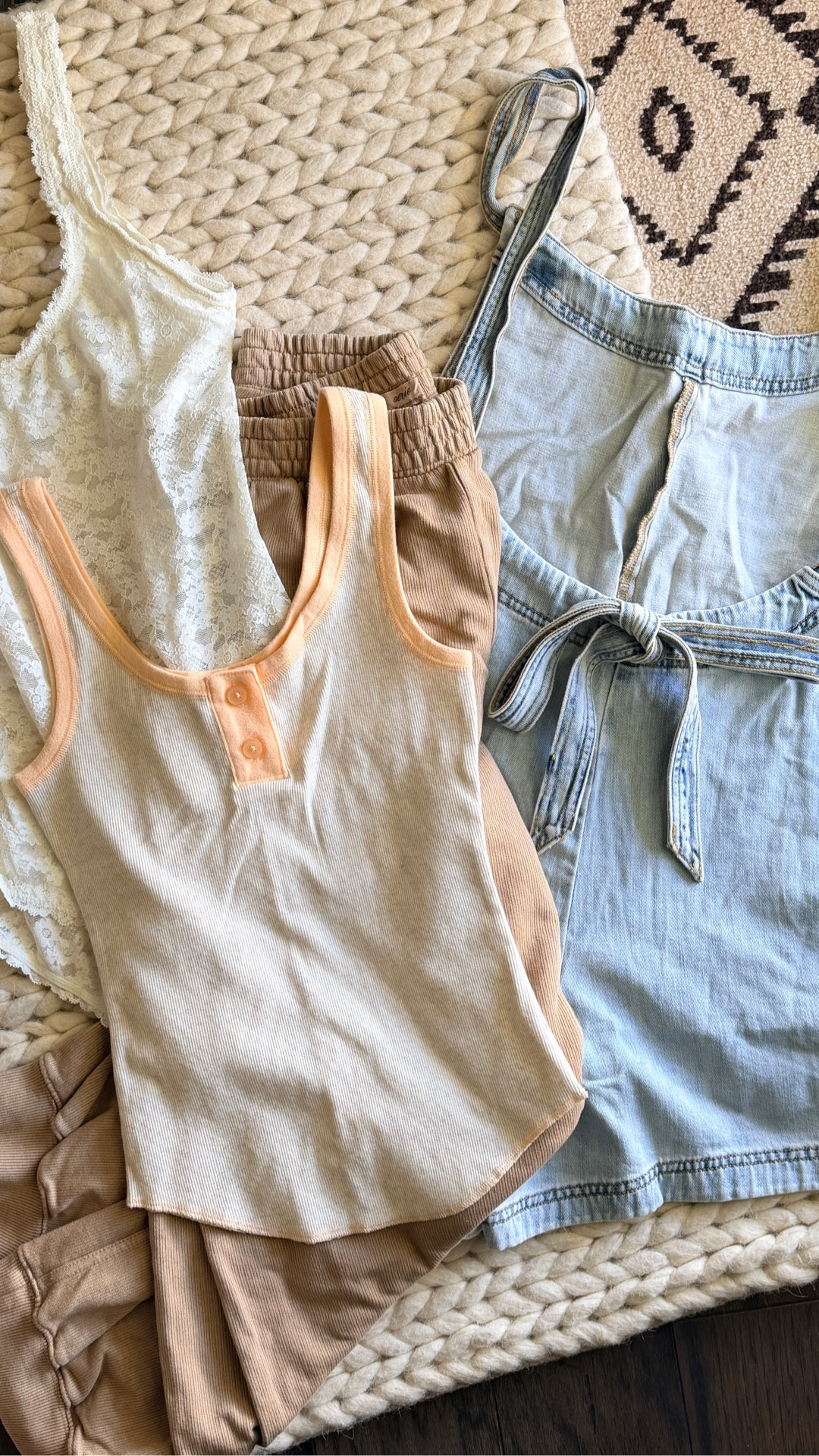 They almost never run sales like this… so yes, I’m stocking up. Aerie + AE basics, lounge, denim—everything I actually wear is included. Extra 30% off one brand or 35% off when you shop both AE & Aerie (& even more if you’re a cardmember). This is the time to grab your go-to pieces before it’s gone. Tagging these pieces + everything I ordered. 

aerie sale - american eagle sale - ae aerie sale - aerie haul - aerie outfits - american eagle outfits - casual everyday outfit - effortless outfit - neutral outfit ideas - neutral basics - capsule wardrobe basics - wardrobe staples women - ribbed tank outfit - henley tank outfit - lace cami outfit - lounge set women - matching lounge set - comfy loungewear - soft lounge outfit - travel outfit comfy - athleisure outfit women - denim outfit women - light wash denim outfit - summer outfit casual - spring summer outfits - mom outfit casual - elevated basics outfit - minimal style outfit - clean girl aesthetic outfit - everyday style inspo

#LTKxAerie #LTKSaleAlert #LTKootd