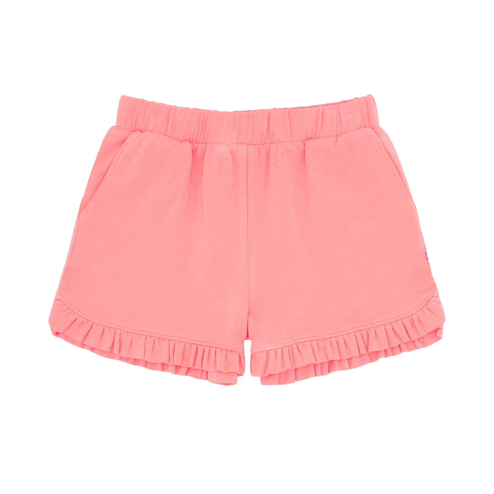 Coral Ruffle Shorts | Little Sleepies