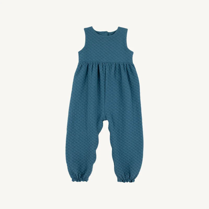Sleeveless Rebecca Romper (Quilted) - Barnsley Blue | The Beaufort Bonnet Company