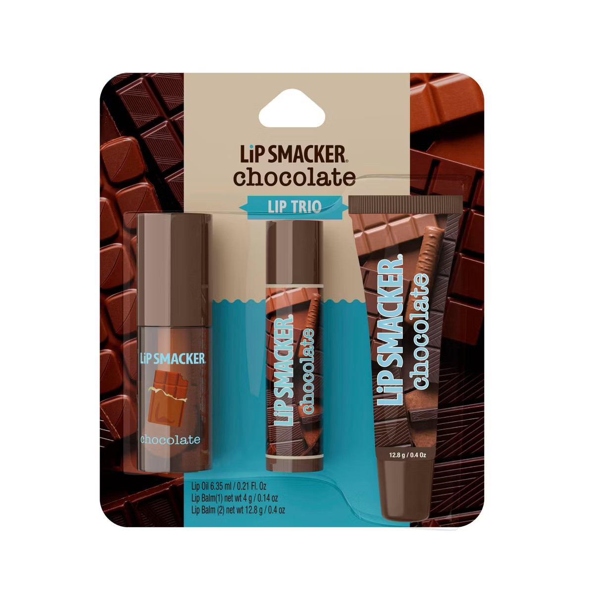 Lip Smacker Chocolate Holiday Lip Trio | Target