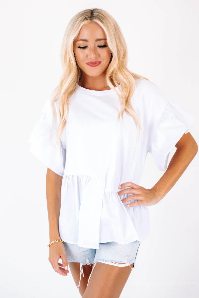 Next Level Top - White | The Impeccable Pig