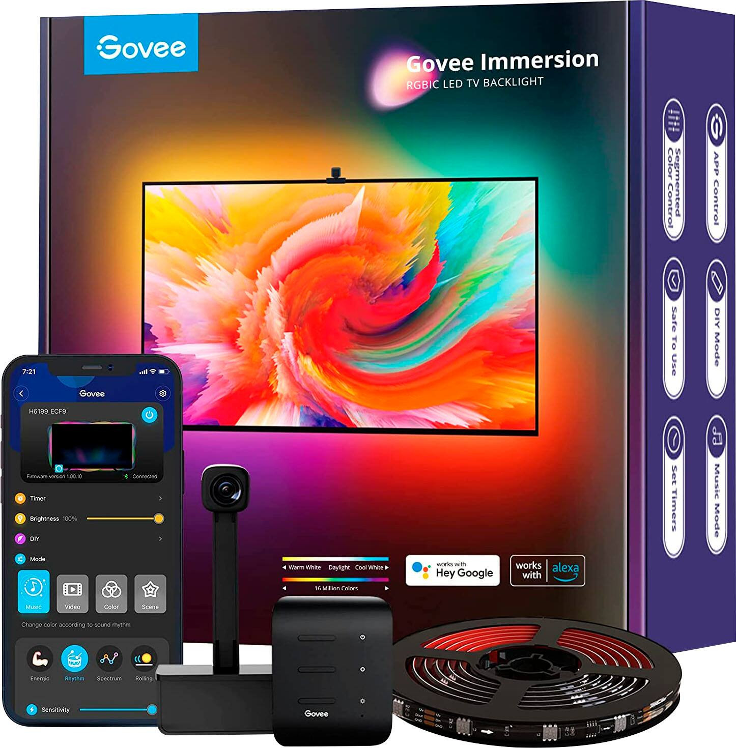 Govee Dreamview TV Strip Lights for 75”- 85” TVs Multi H6198AD2 - Best Buy | Best Buy U.S.