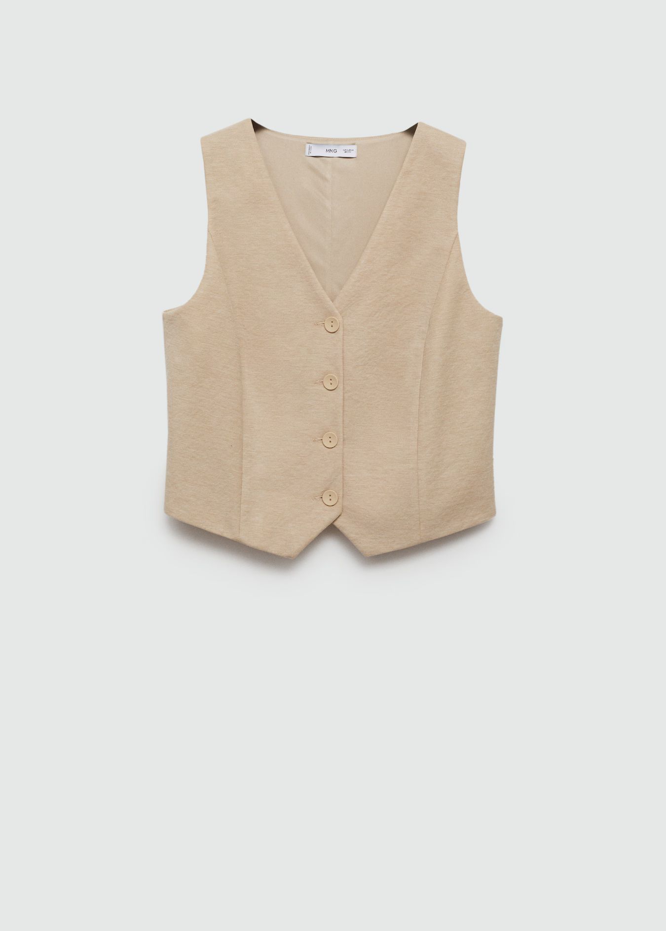 vest with buttons | MANGO (US)