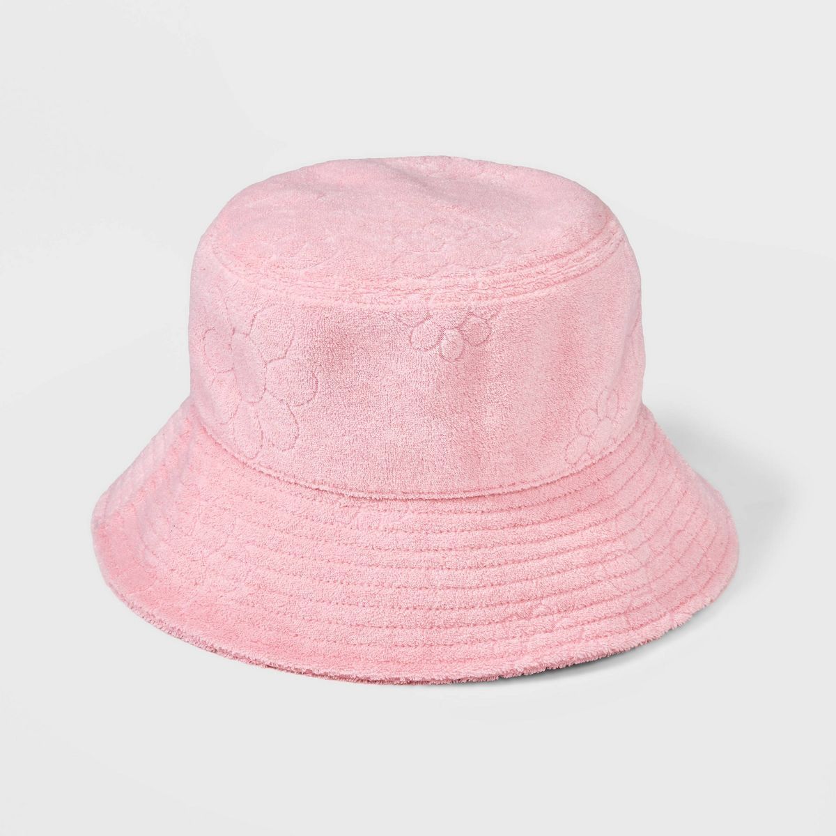 Girls' Pink Terry Bucket Hat - art class™ Pink | Target
