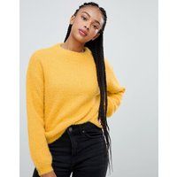 Bershka organic central seam jumper - Yellow | ASOS CH