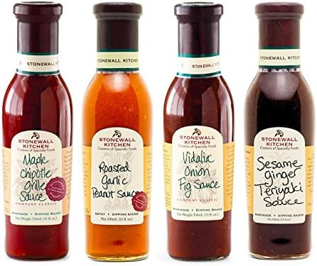 Stonewall Kitchen 4 Piece Our Classic Grille Sauce Collection | Amazon (US)