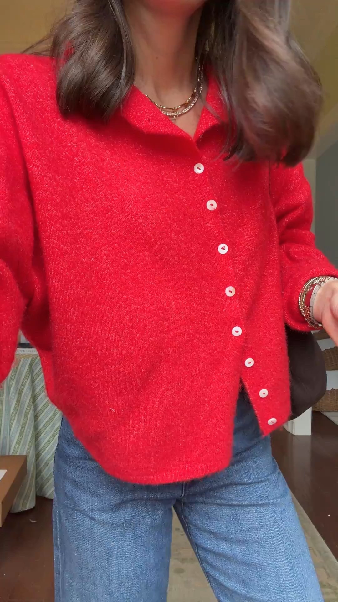 Casual holiday outfit! Obsessed with the red sweater for the holidays! 

#LTKootd #LTKHoliday