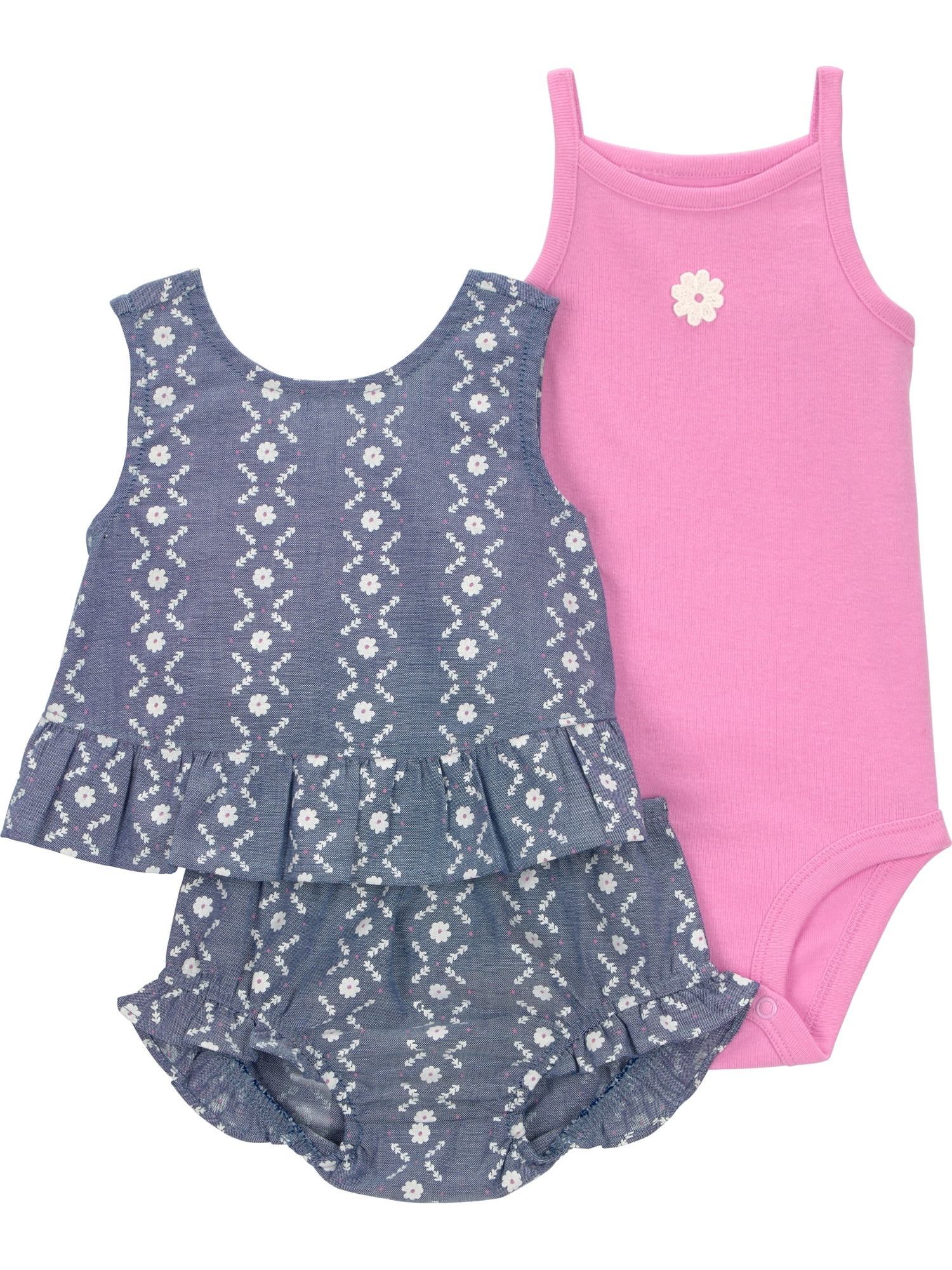 Carter's Child of Mine Baby Outfit Sets, 3-Piece, Sizes 0/3-24 Months | Walmart (US)