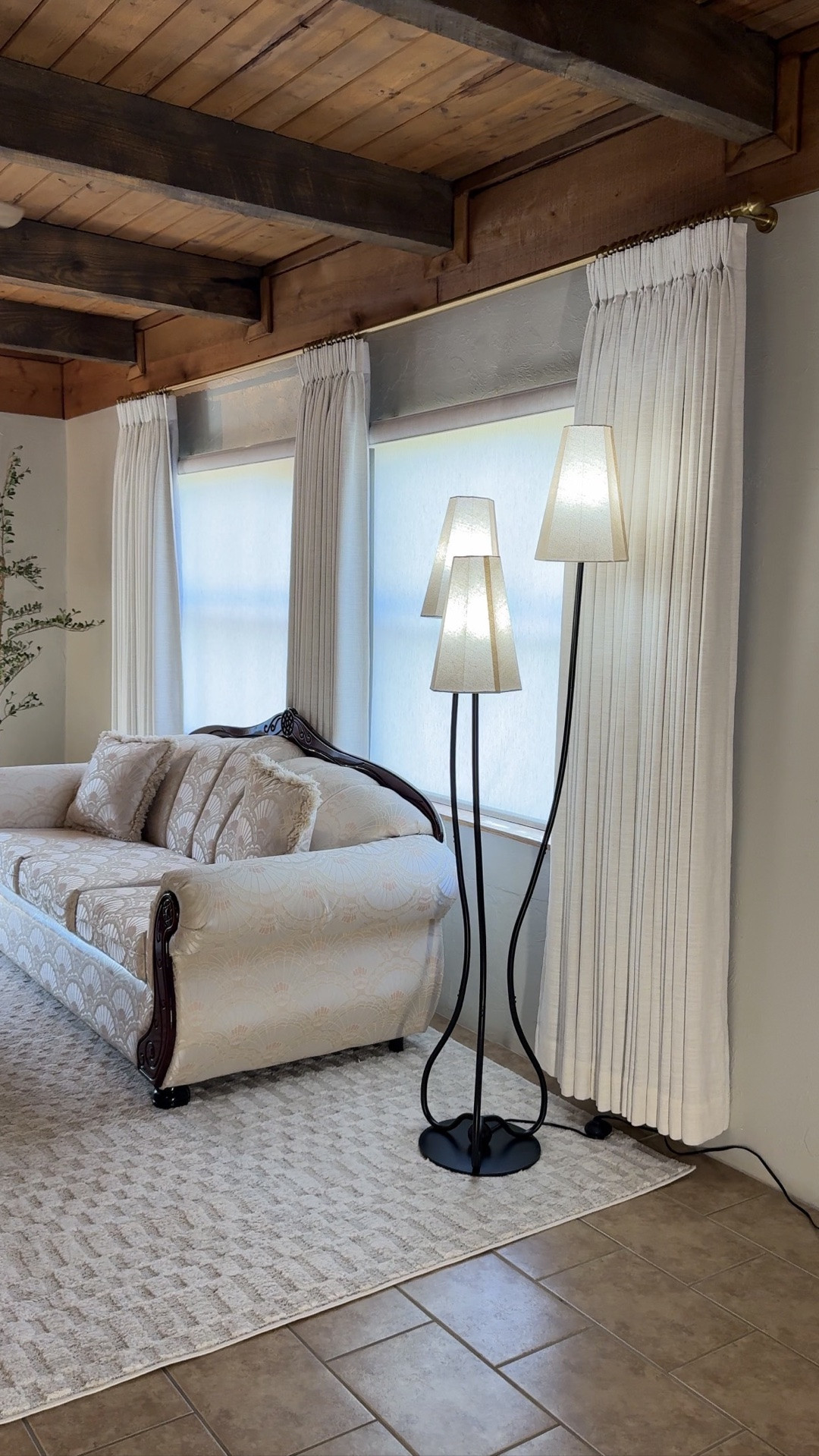 Giving my parents’ living room a much-needed refresh 🤎 New curtains, rug + a few simple changes completely transformed this space. Shop the pieces I used below!

Curtains Coupon Code: HOME15

Curtain details:
• Liz Linen
• Color: Ivory White

Shade details:
• Alvin Motorized Linen Light Filtering Roller Shade
• Color: Natural M122-20
• Inside Mount

#LTKHome