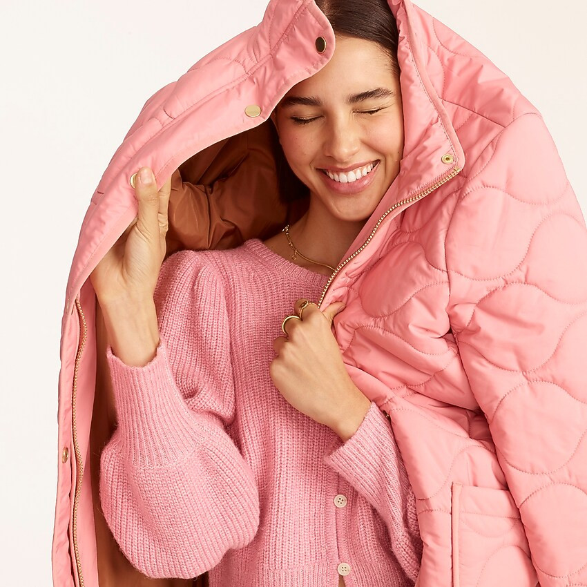 Quilted cocoon puffer with PrimaLoft® | J. Crew US