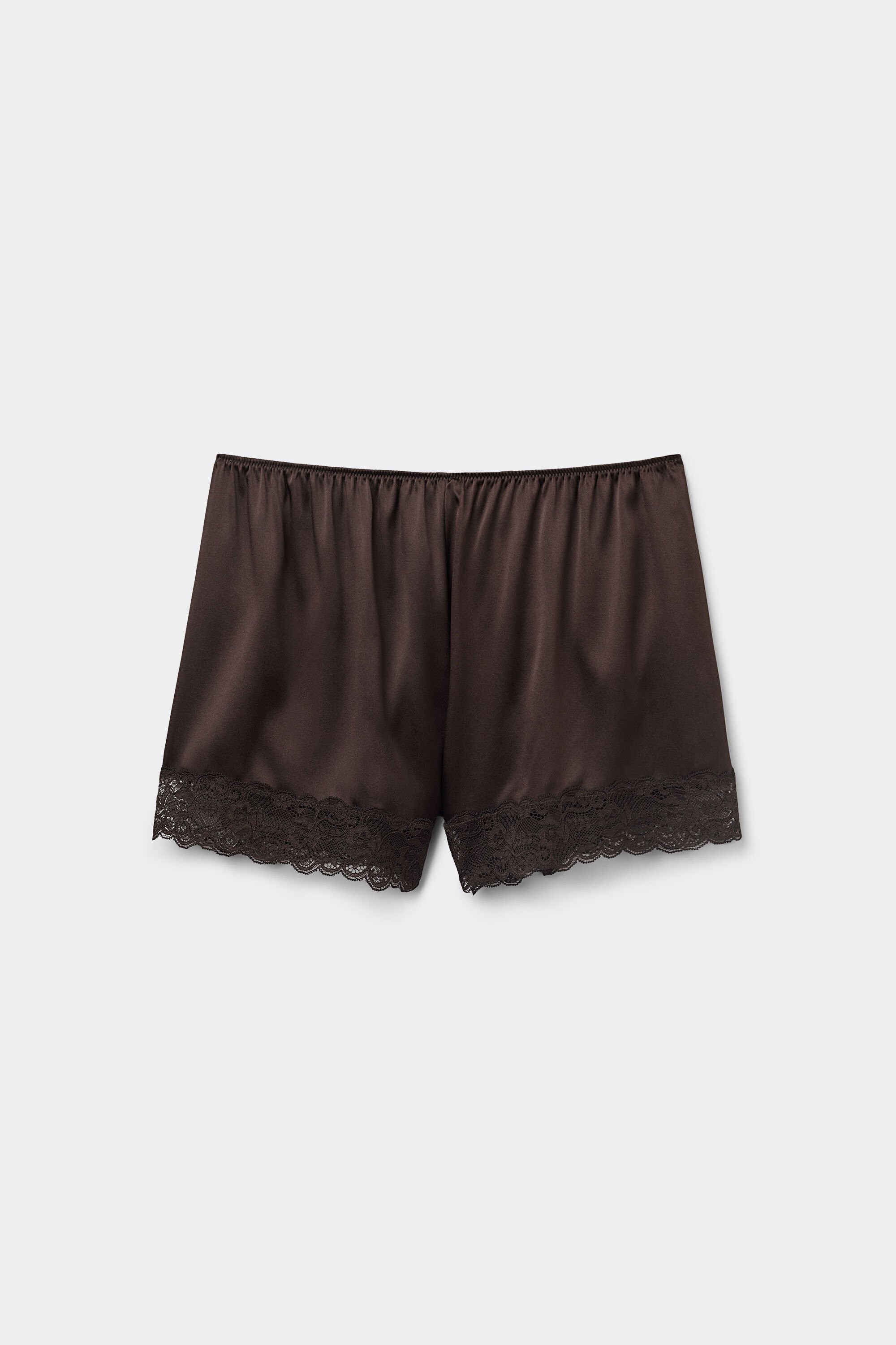 Lace Trim Silk Shorts - Intimissimi | Intimissimi (US)