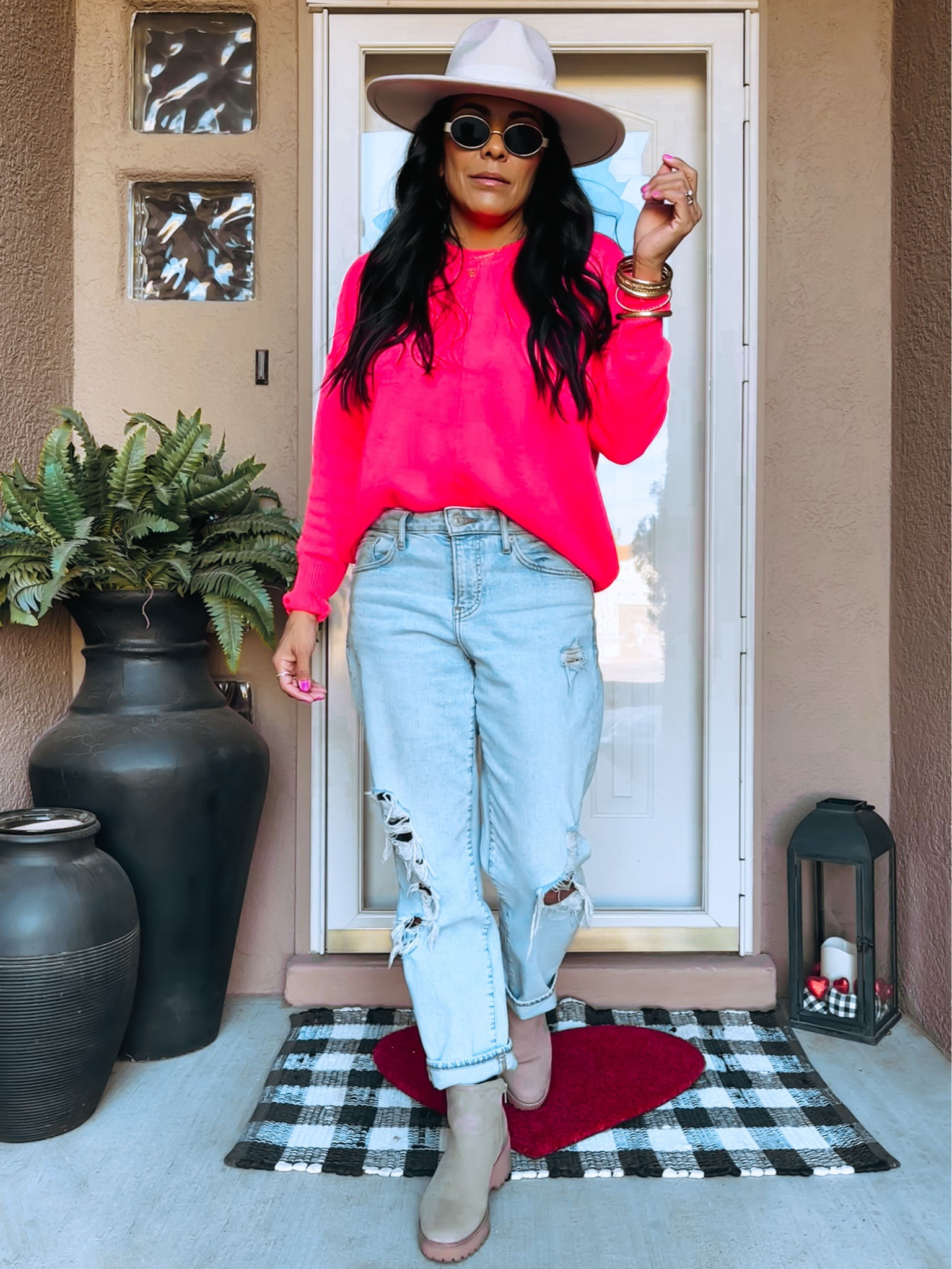 Hot pink in winter!  🩷

#LTKFindsUnder50 #LTKStyleTip #LTKShoeCrush