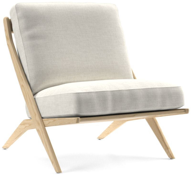 Pose Natural Accent Chair + Reviews | Crate and Barrel | Crate & Barrel