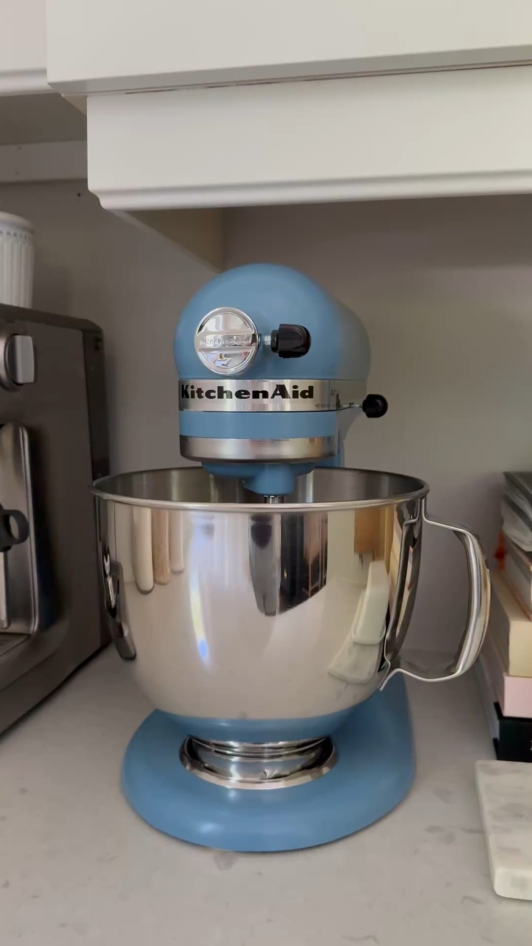 I’m loving my new chic blue stand mixer in this little corner of our kitchen! It elevates this space and is the perfect color in here. Especially with all of my blues. I’ve had a white mixer for over 25 years and thrilled with this upgrade! 💙💙💙

Kitchen finds, Kitchen aid mixer, kitchen mixer, blue kitchen finds 

 #LTKSeasonal #LTKHome