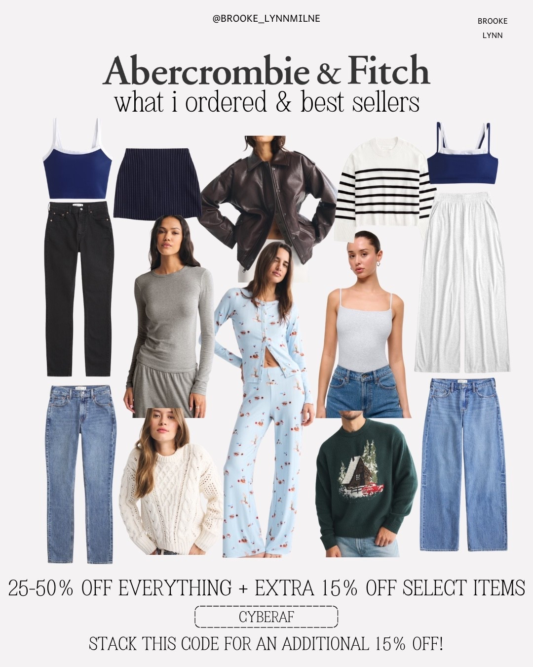shop my abercrombie best sellers and new order favorites while everything is 25-50% off! save even more with code CYBERAF!

#LTKSeasonal #LTKootd #LTKCyberWeek