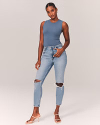 Curve Love High Rise Skinny Jean | Abercrombie & Fitch (US)