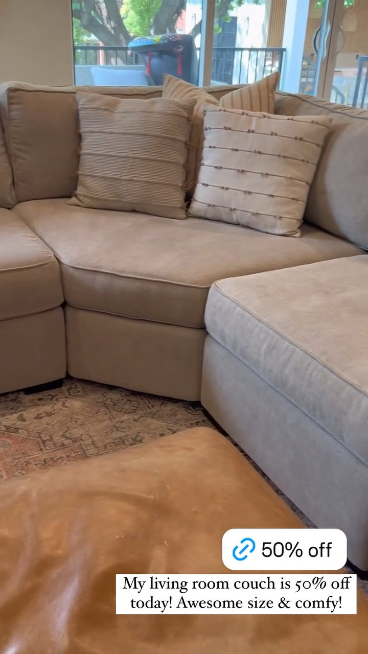 My living room couch is 50% off today! Great size & so comfy! This is the color Heavenly Beige 

#LTKHome #LTKSaleAlert #LTKCyberWeek