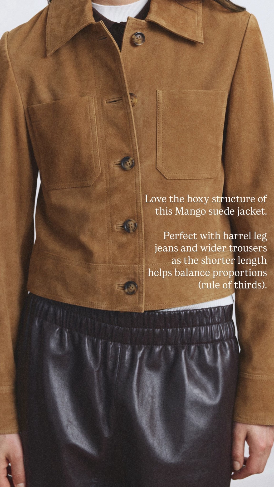 Boxy Mango suede jacket - perfect for spring outfits ✔️ #mango #jacket #suede 

#LTKspring #LTKuk