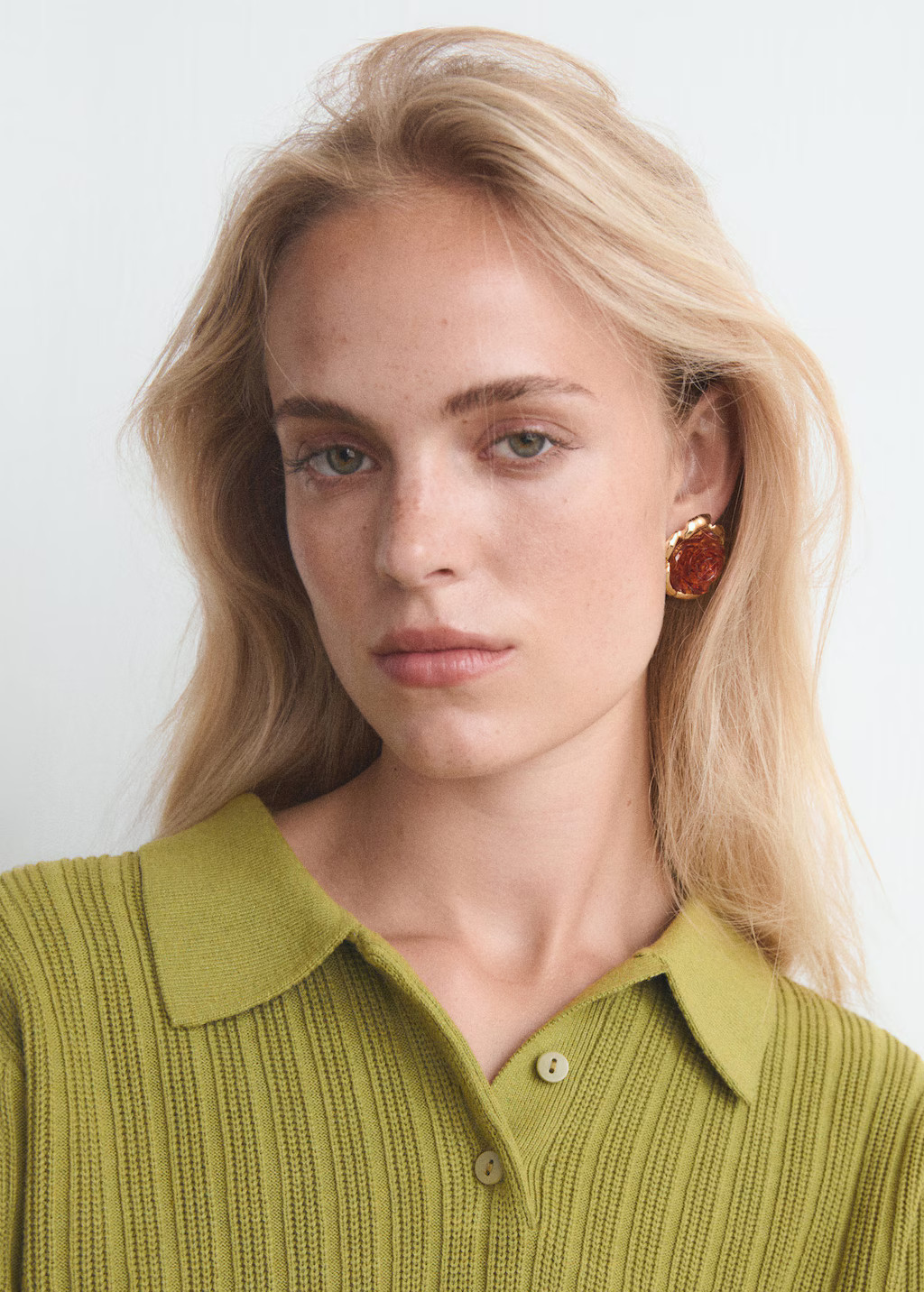 Combined flower earrings brown - Woman - One size - MANGO | MANGO (UK)