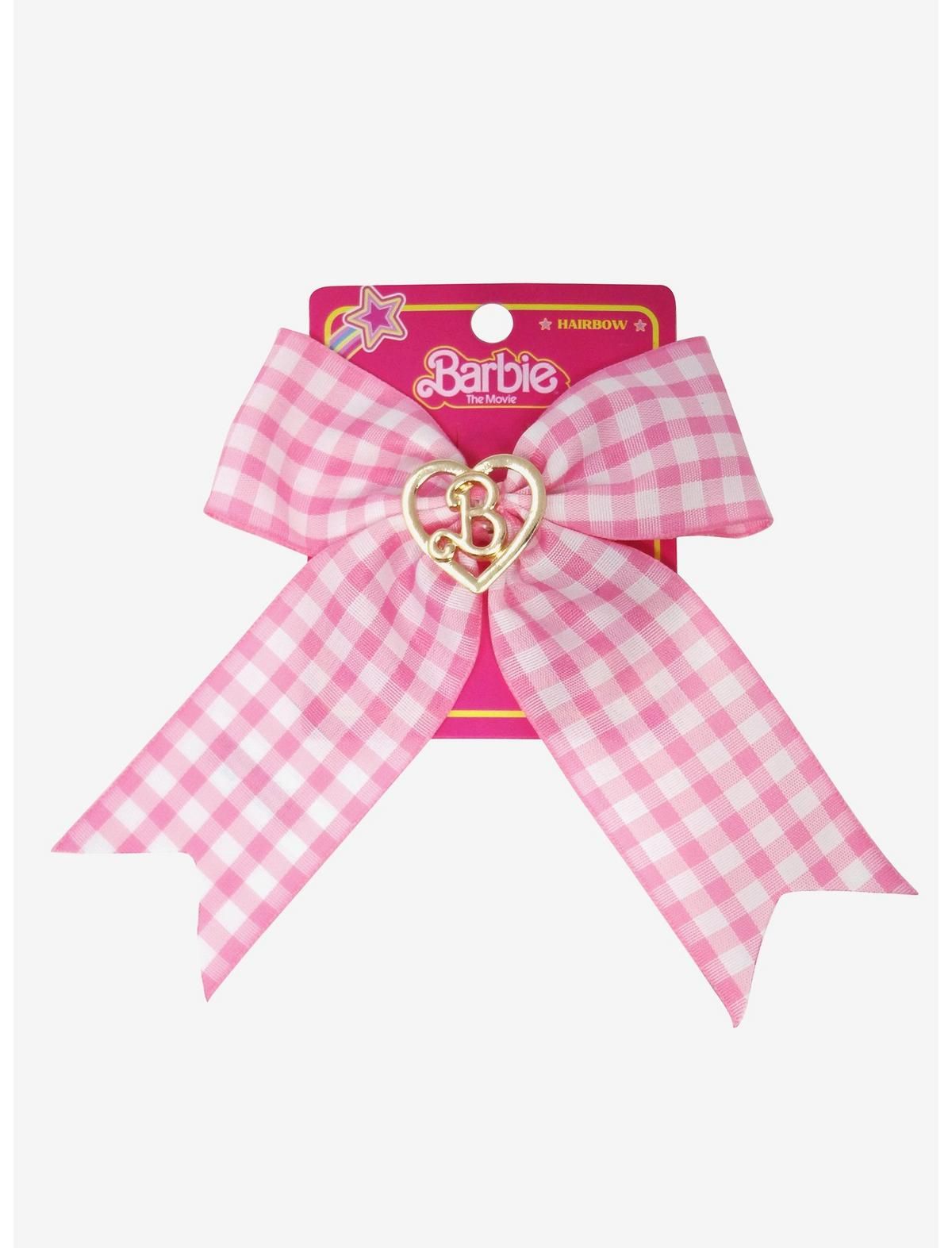 Barbie Replica Gingham Hair Bow | Hot Topic | Hot Topic