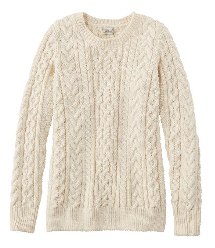 Women's 1912 Heritage Irish Fisherman Sweater, Crewneck | L.L. Bean