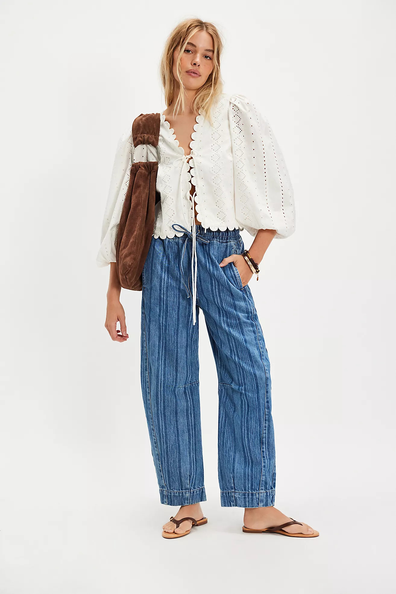 Damson Madder Felix Twill Jeans | Free People (Global - UK&FR Excluded)