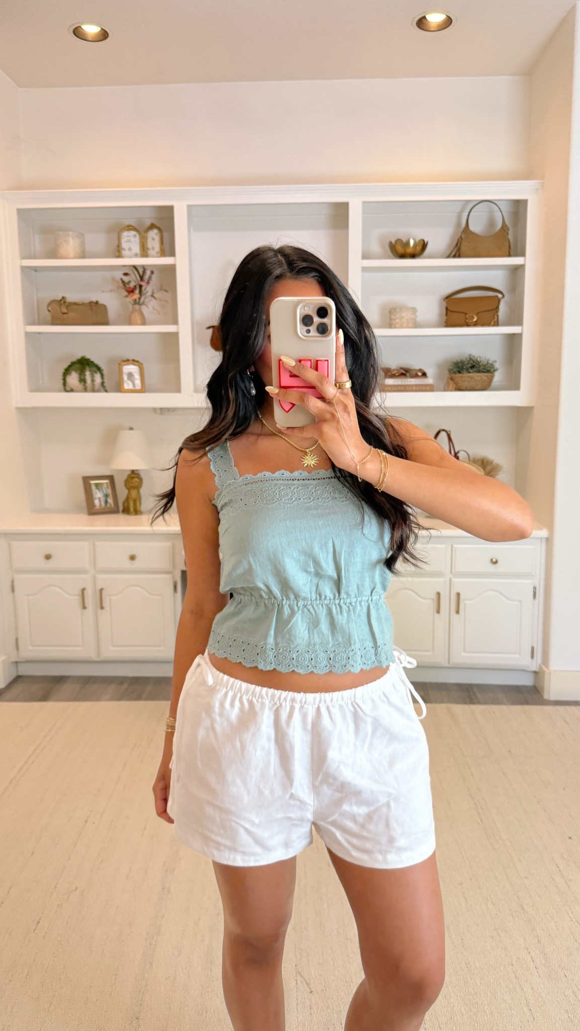 New fav shorts + the GORG top! 

Small top, medium bottoms🫶🏽