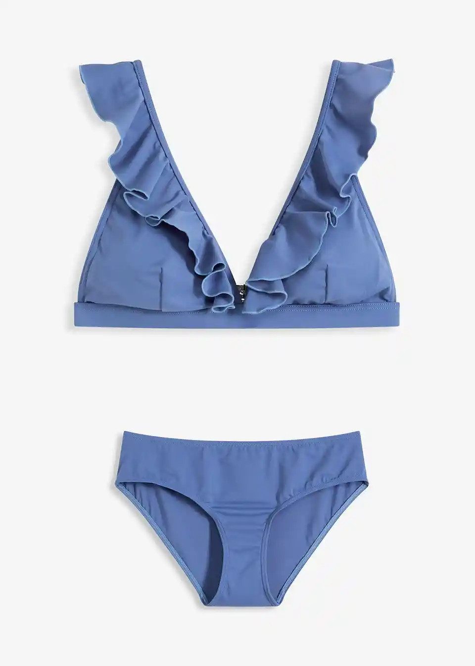 Trendiger Bikini mit Volants - blau - Damen | bonprix | Bonprix DE