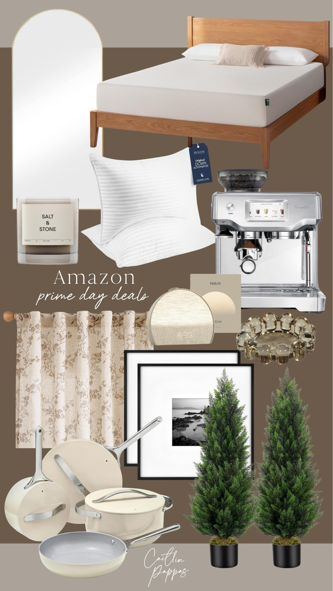 Amazon Prime Day Deals that I’m loving! This wooden bed, espresso machine, gallery wall frames, floral curtains, and so many more are all on major sale for Amazon Prime. Shop quick! 🤎🙌🏻