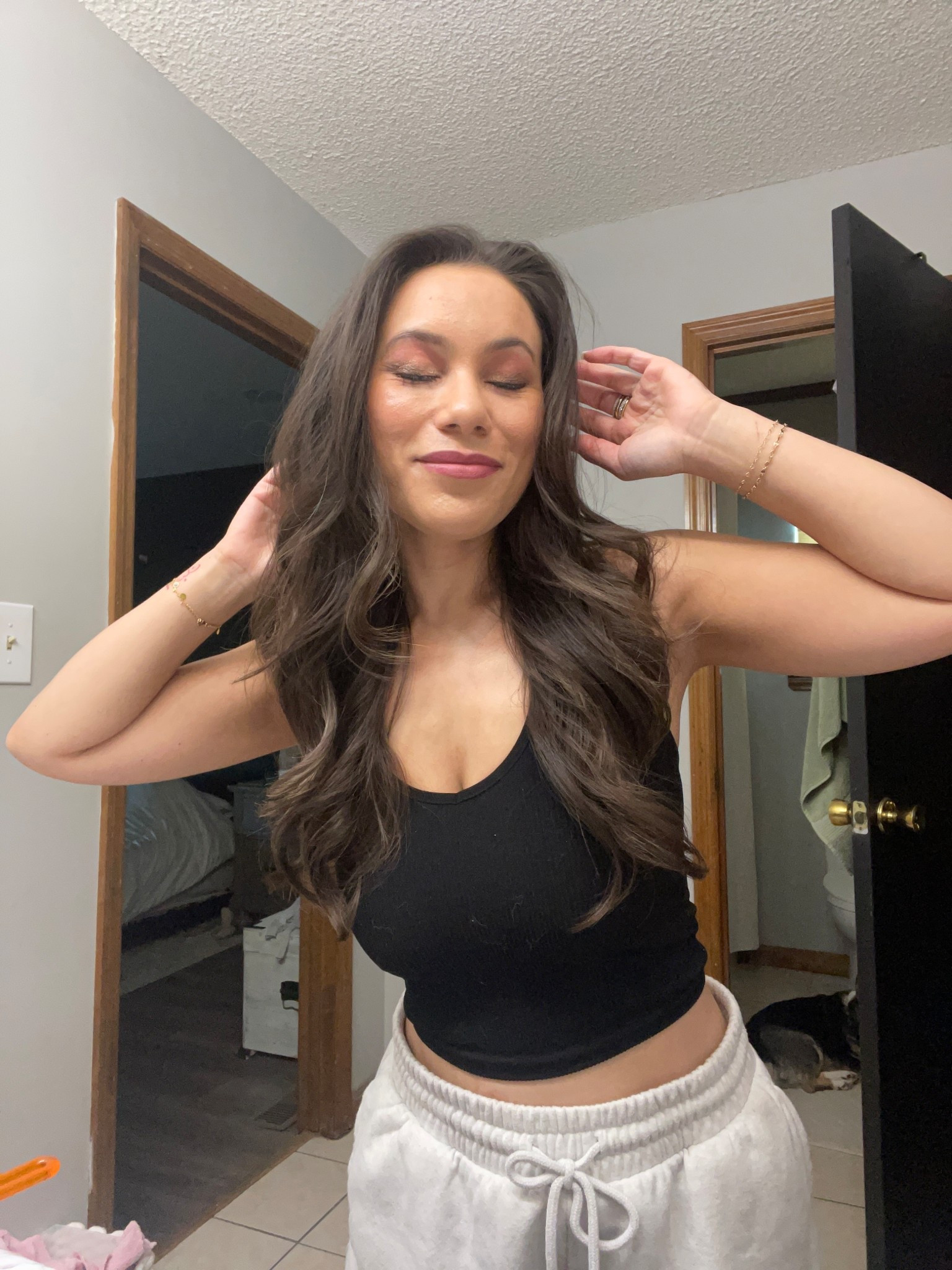 Easy wavy hair
Beachwaver code: CHRISTINAD20

#LTKStyleTip #LTKBeauty