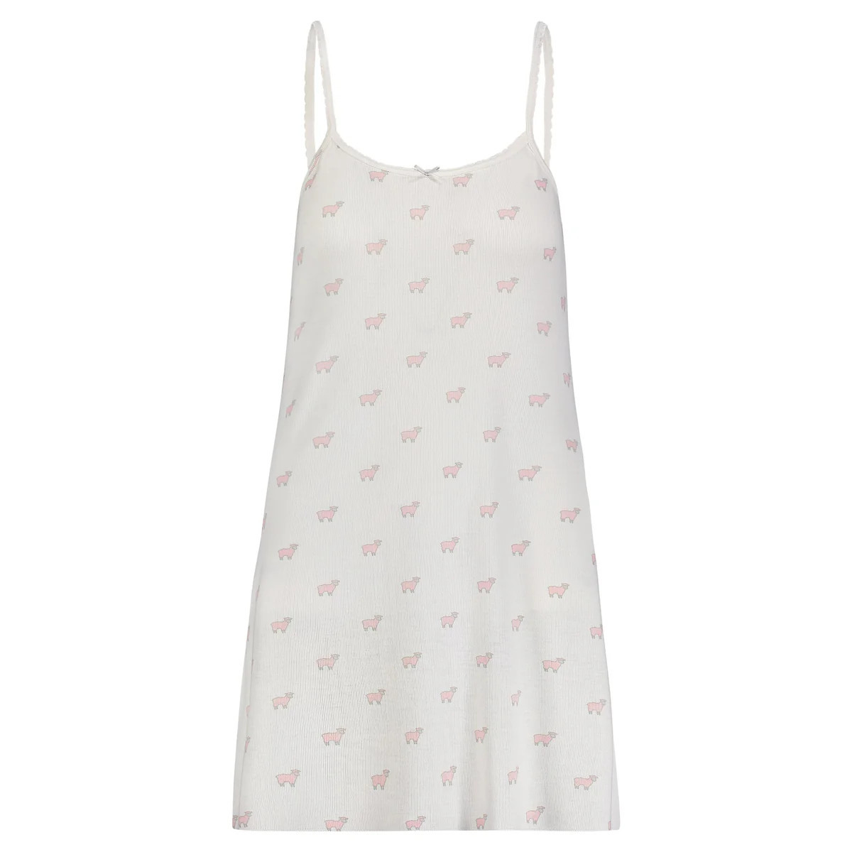 PINK SHEEP Print SCOOP A LINE GOWN | Polkadot England