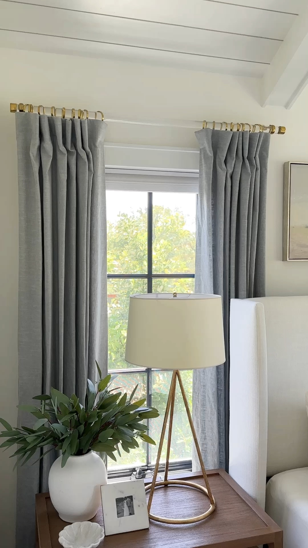 My gold table lamps are on sale during the Memorial Day sale! Out curtains are the mineral blue color  with light filtering lining. 

#LTKHome #LTKSaleAlert #LTKStyleTip