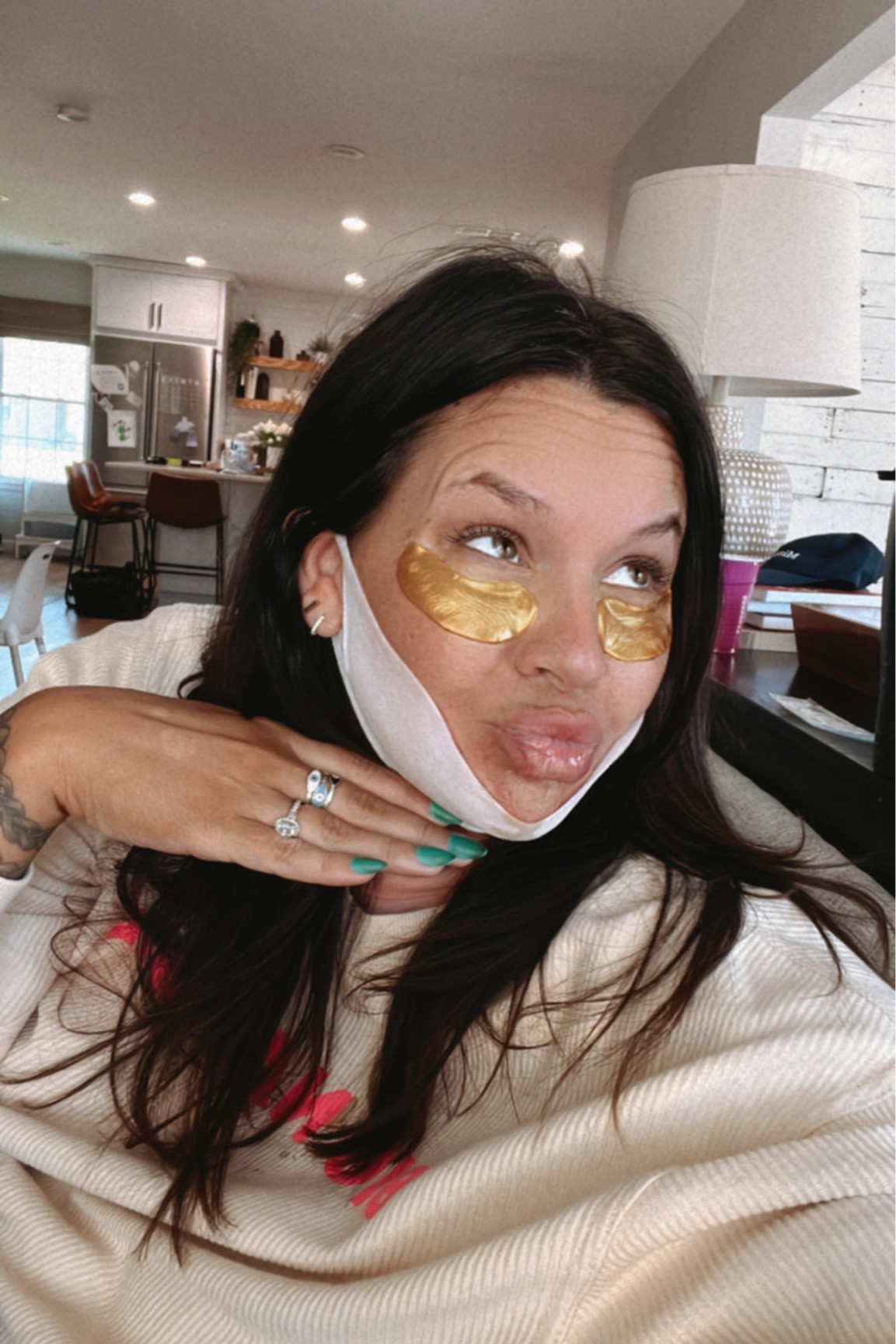 Chin straps + eye mask! 
Best way to start the day!


#LTKFind #LTKbeauty #LTKunder50