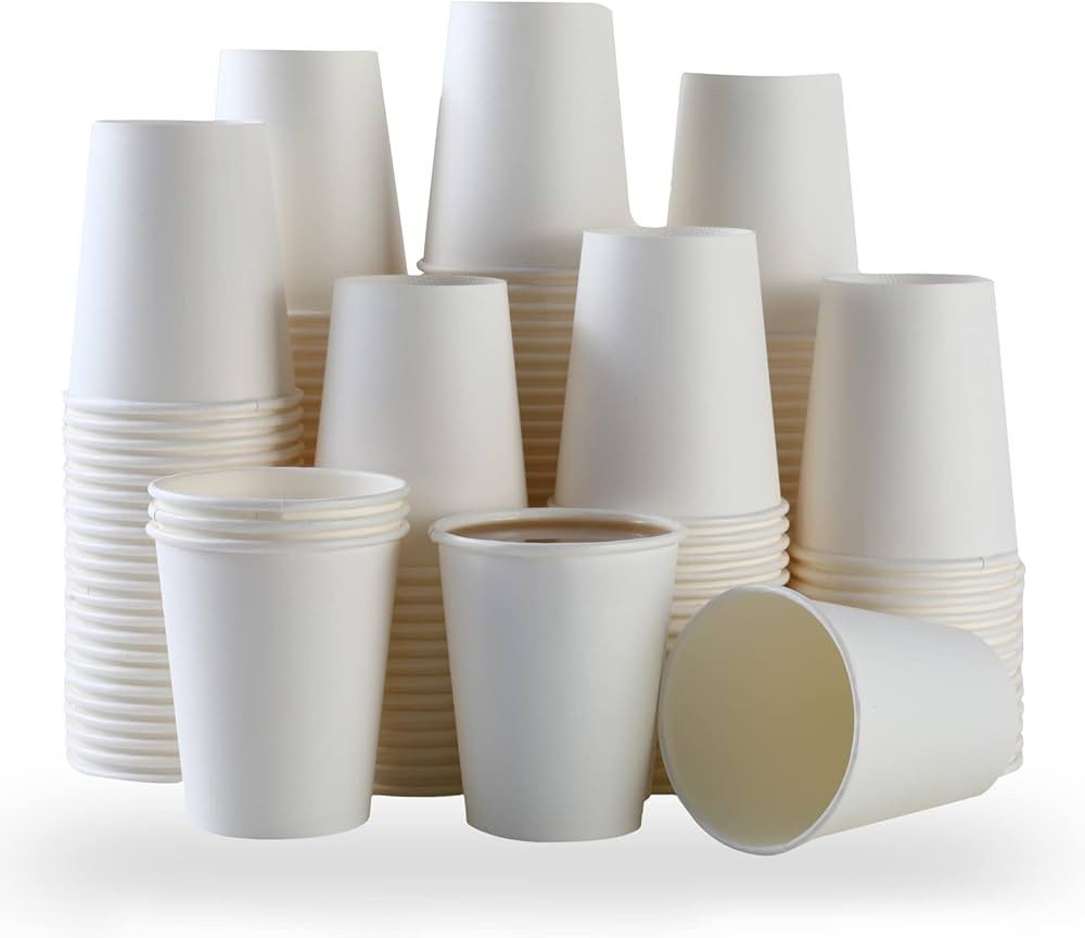 Paper Cups, 8 Oz 100 Park Coffee Cups 8 Oz Paper Coffee Cups 8 Oz Paper Cups Bulk Paper Cups 8 Oz... | Amazon (US)