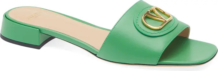 Valentino Garavani VLOGO Slide Sandal (Women) | Nordstrom | Nordstrom