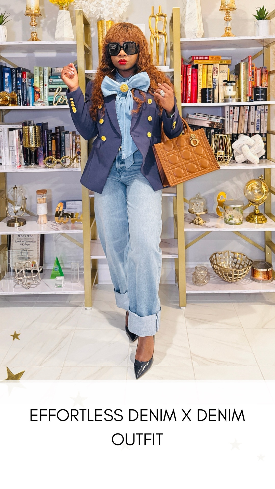 Love an effortless denim on Demi’s look, fam. This is what I wore to the office today. 

#LTKgrwm #LTKootd #LTKvlog