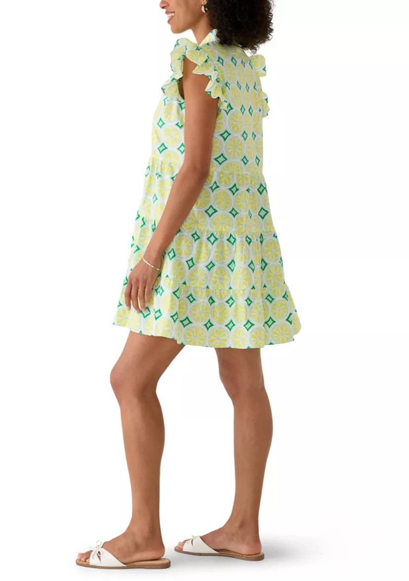 Women's Flutter Sleeve Tiered Dress | Belk