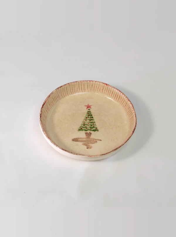 Holiday Salad Plate with Lip (Set of 4) | Zafferano