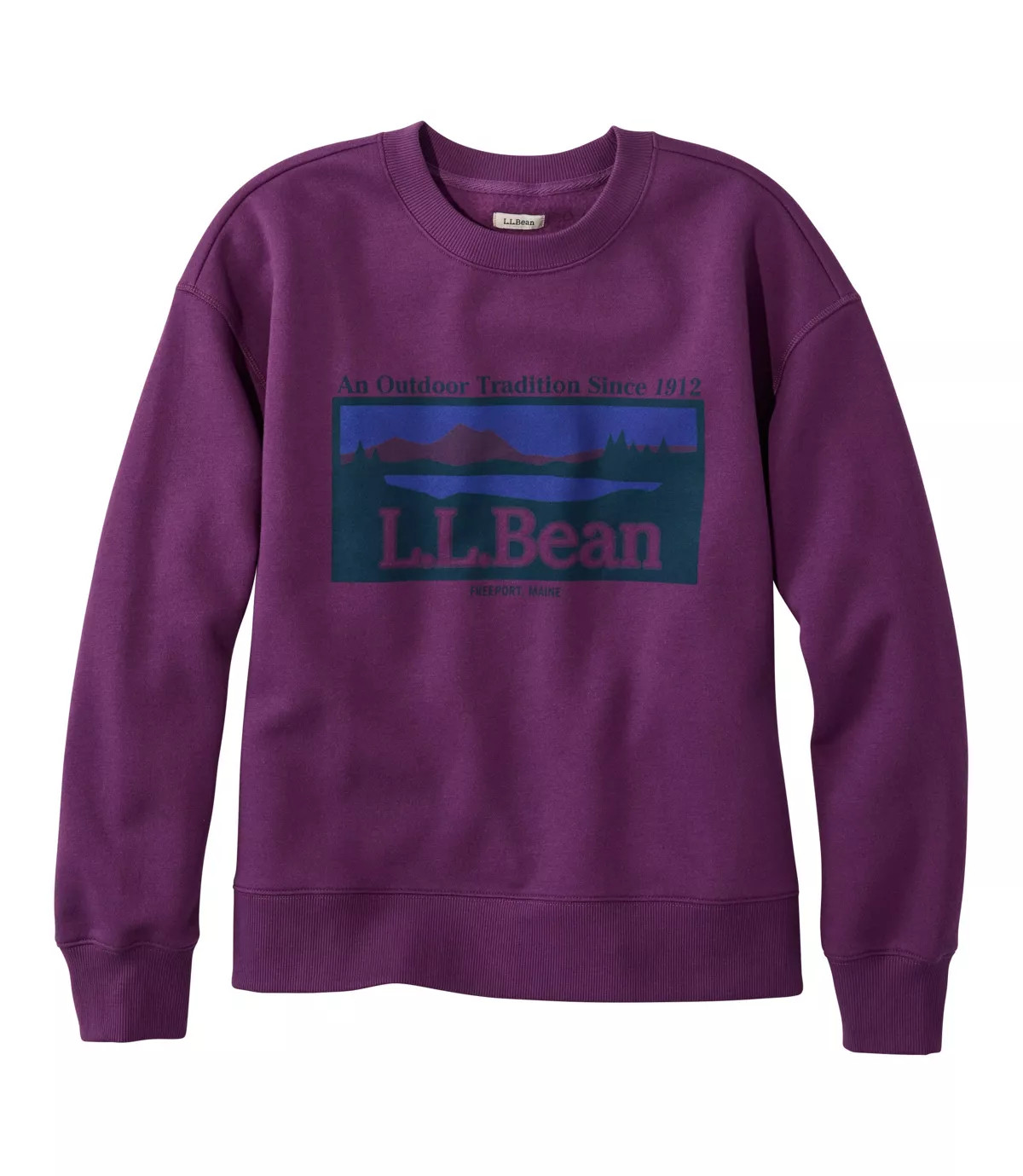 Women's Mountain Classic Sweatshirt, Crewneck Logo | L.L. Bean