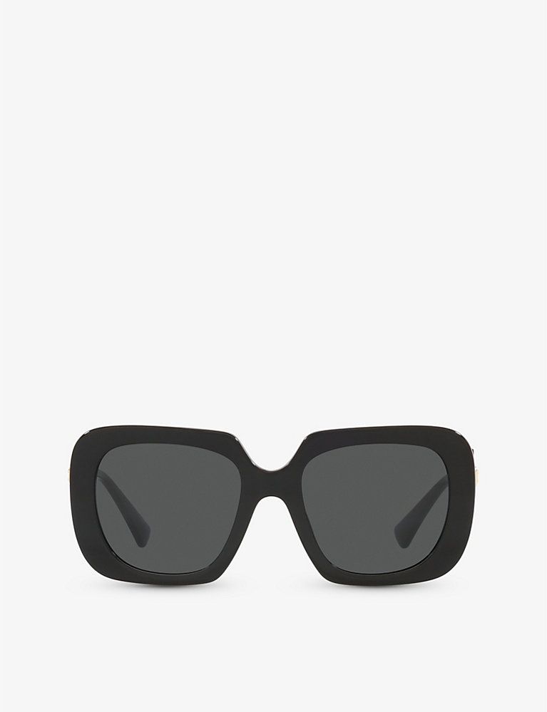 VE4434 logo-embellished square-frame acetate sunglasses | Selfridges