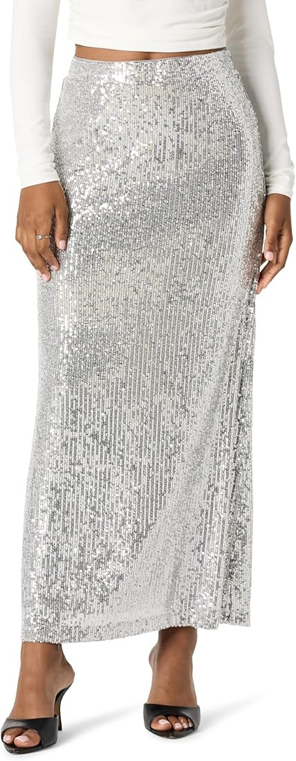 The Drop Women's Adela Sequin Maxi Skirt | Amazon (US)