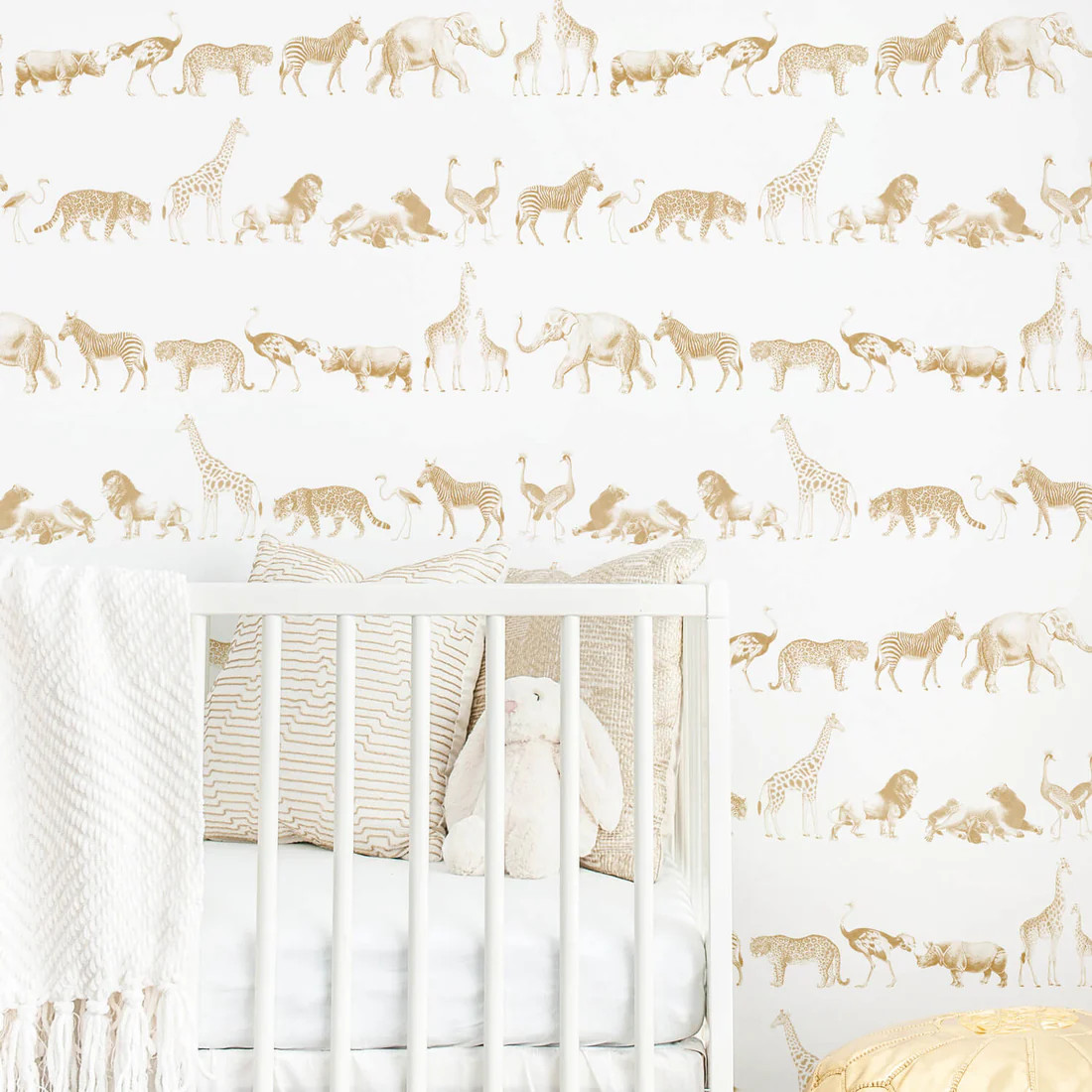 Vintage Safari Animal Wallpaper | Livettes Wallpaper