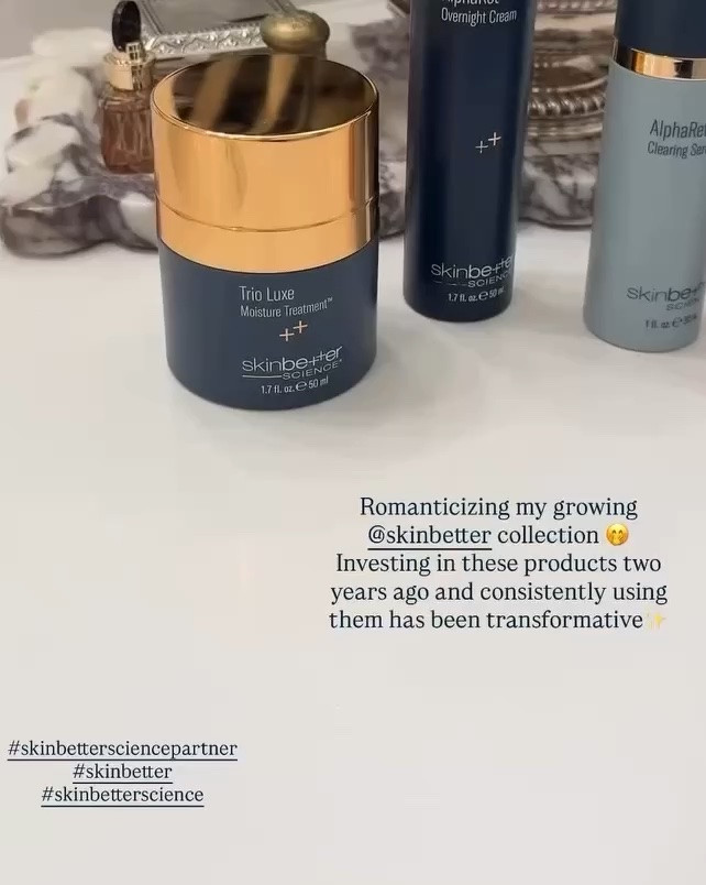 #skinbettersciencepartner Romanticizing my growing @skinbetter collection 😍
Investing in these products two years ago and consistently using them has been transformative! 
#skinbetterpartner
#skinbetter
#skinbetterscience