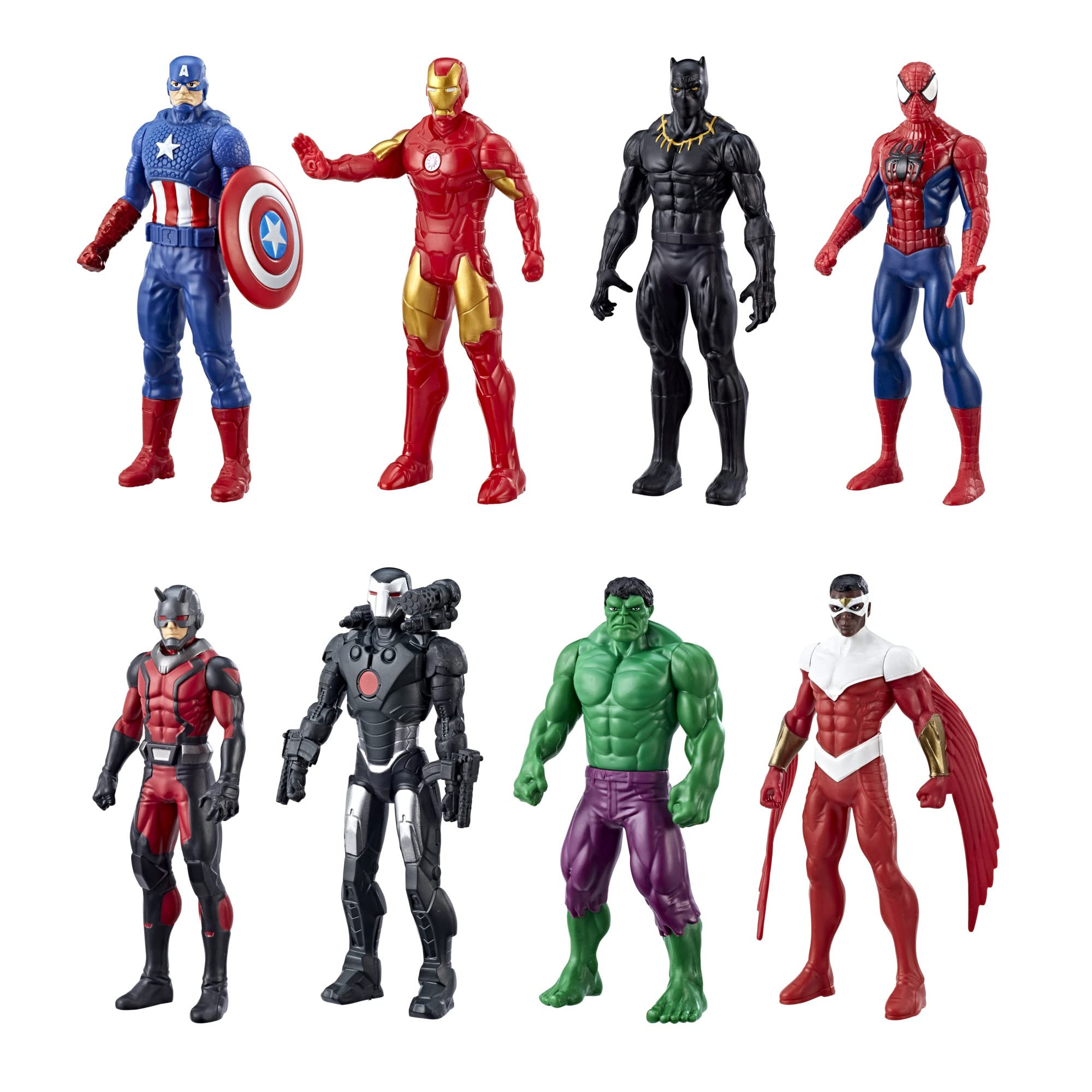 Marvel Avengers Ultimate Protectors Pack, 6-Inch-Scale, 8 Action Figures with Accessories, Super ... | Amazon (US)