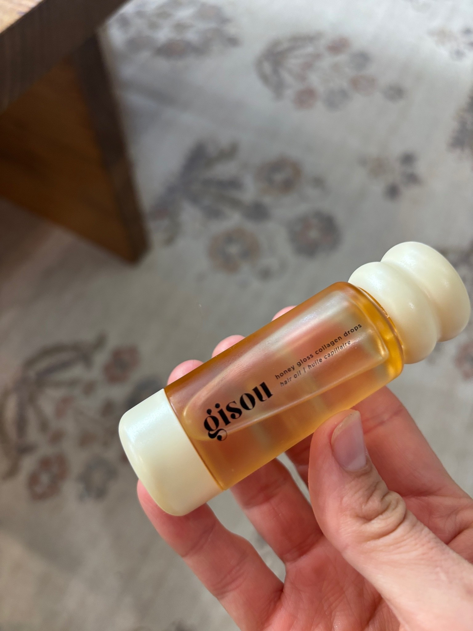 I’ve been using the Gisou Honey Infused Hair Oil Drops, and they’ve quickly become one of my favorite hair products. The formula feels lightweight and absorbs beautifully without leaving my hair greasy or weighed down. Just a few drops help smooth frizz, add shine, and make my hair look healthier and more polished. I especially love using it on dry ends between washes and as a finishing touch after styling. The scent is subtle, luxurious, and lingers just enough without being overpowering. If you’re looking for a hair oil that delivers shine and softness while still feeling lightweight, the Gisou Honey Infused Hair Oil Drops are definitely worth try

#LTKmomlife #LTKmorningroutine #LTKvlog