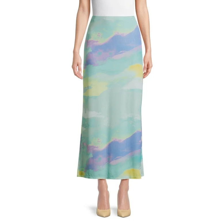 No Boundaries Juniors Mesh Maxi Skirt, Sizes XS-XXXL | Walmart (US)