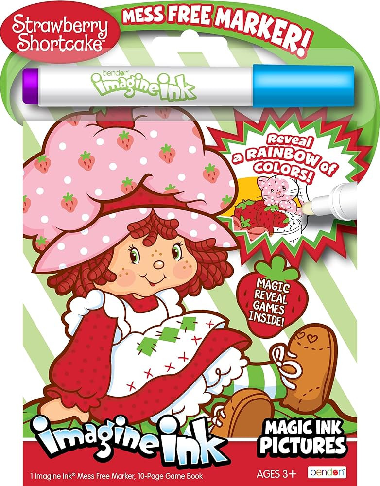 Strawberry Shortcake Imagine Ink | Strawberry Short Cake Coloring Book | Imagine Ink Mess Free | ... | Amazon (US)